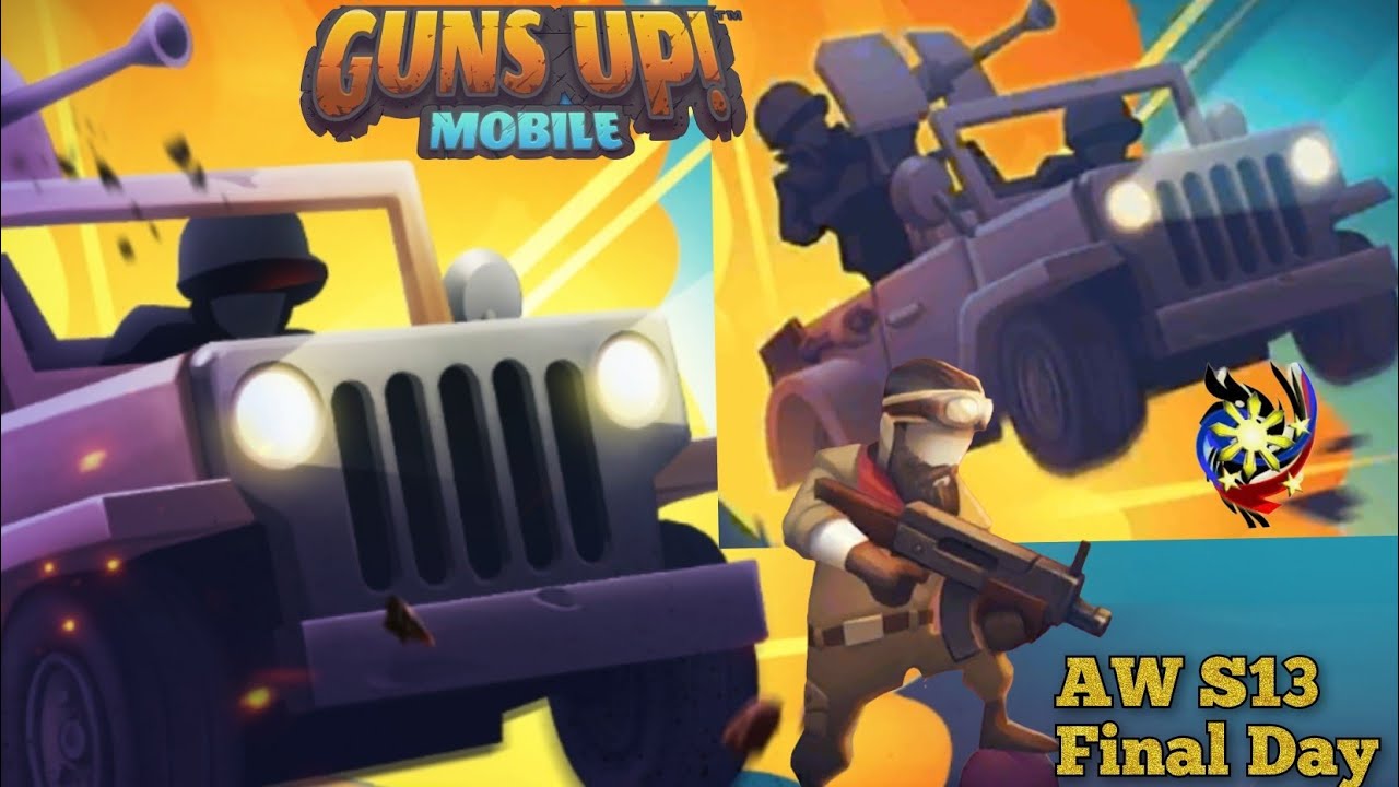 Guns Up Mobile (Attack by Assault Car&Mercenary Vets🔥AW S13 Final Day