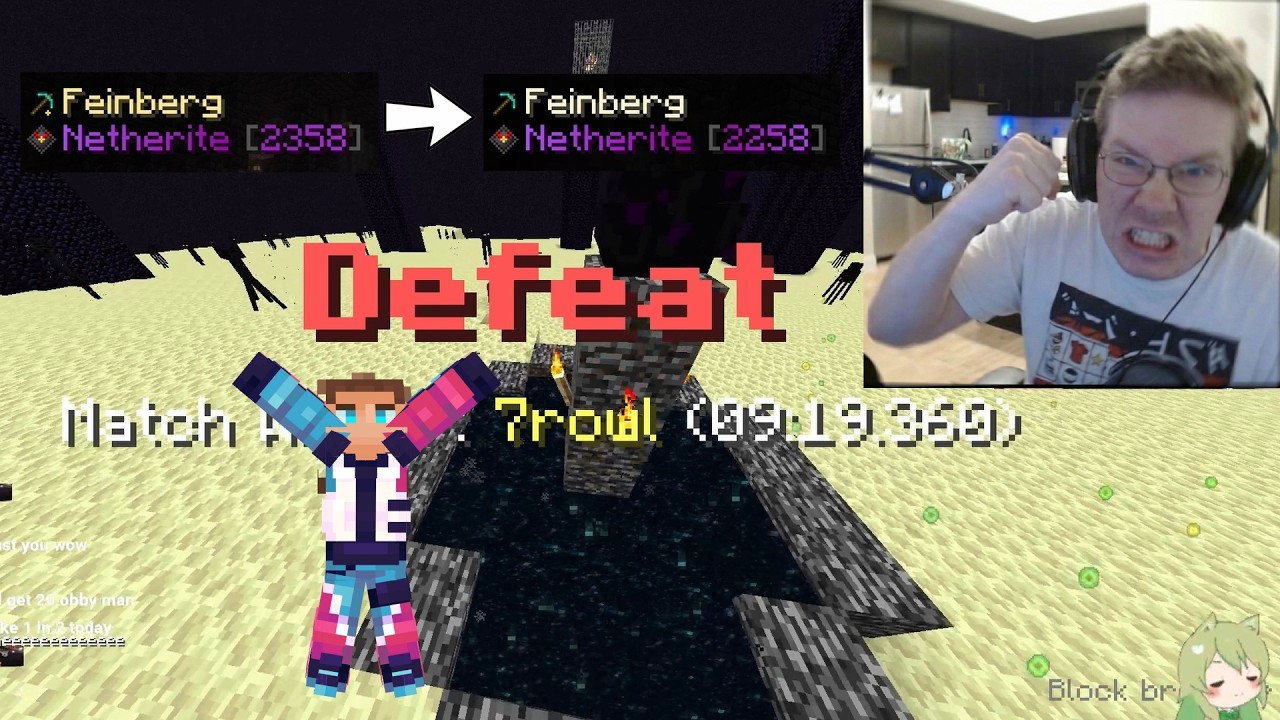 Feinberg SNAPS after losing in the end fountain by 1 second, 3 TIMES IN A ROW!!