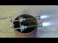 gas forge homemade dual burners