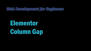 Elementor Column Gap
