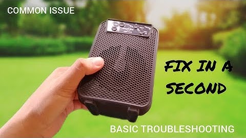 Bluetooth Speaker No Power, How to repair!