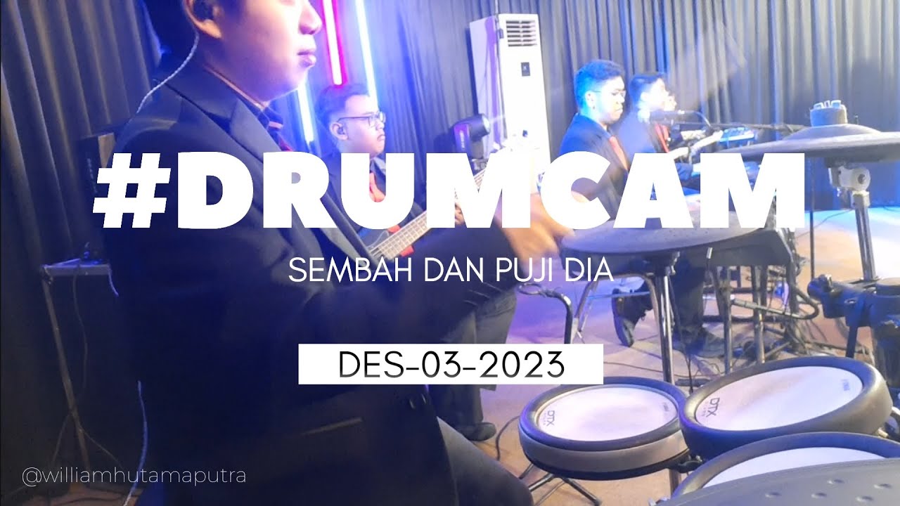 SEMBAH DAN PUJI DIA (HAI MARI BERHIMPUN) DRUM CAM #gbi #gbisuropati #praise #worship #lagurohani