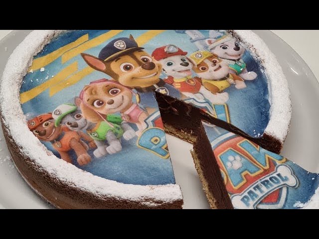 PAW PATROL CAK / PAT PATROUILLE SANS PÂTE À SUCRE كيك باط باطروي بالكريمة 