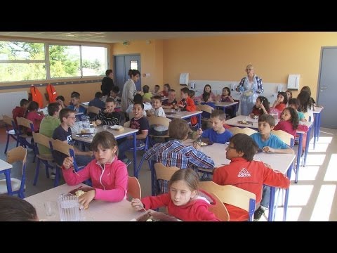 La Ville d'Alès a construit une cantine à l'école Germain David