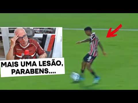 Barolo's reaction to Marcos Antônio's injury...