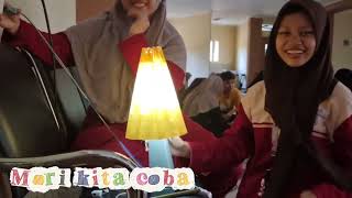 TUTORIAL MEMBUAT LAMPU TIDUR DARI BAHAN BEKAS | Pendidikan Konservasi