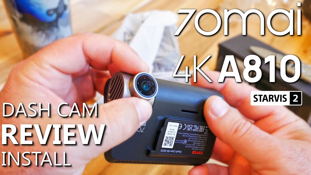 TOP 4k DASHCAM - 70mai A810 Recommended Settings, Installation