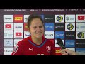Czech Republic 1-3 Finland. Women's Euro-2022. Tereza Honková, interview after match