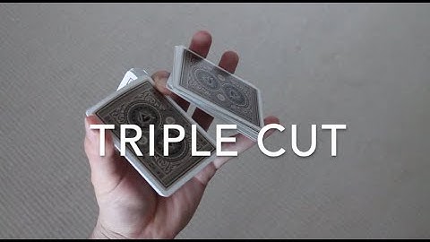 One Hand Triple Cut//Best Beginner Card Flourish Tutorial//How To Do Cardistry