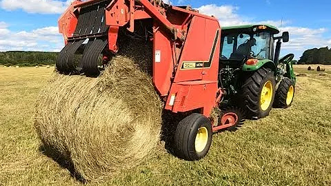 Baling record first crop