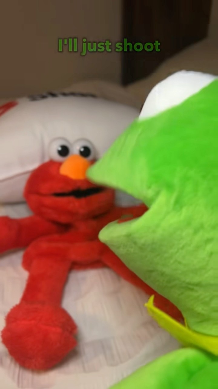 Elmo and Kermit Throwback Pt. 2! Comment if you want me to bring this back! #comedy #funny #kermit