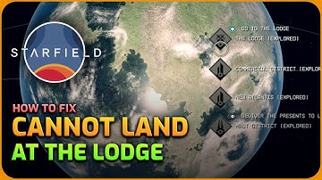 How To Fix Can Not Land At New Atlantist - High Price to Pay Mission - Starfield
