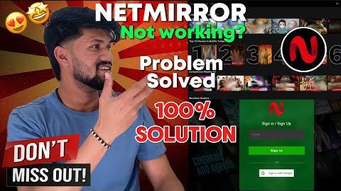 Netmirror Not Loading Problem Solved🥳 Netmirror Not Working Solution in Hindi | Netmirror 2025