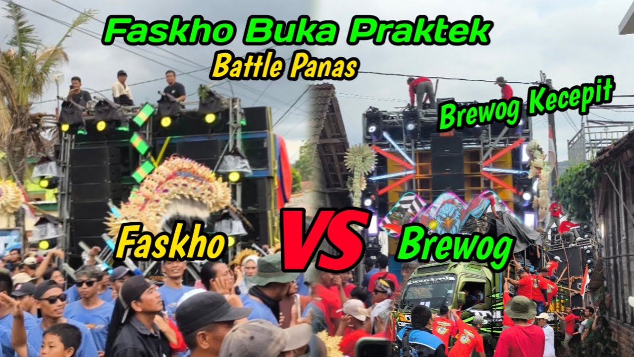 BATTLE PANAS 🔥 FASKHO VS BREWOG ❗Brewog Lewat Auto Battle Di Pertigaan