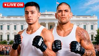 🇺🇸 IRL | DIRETAMENTE DA CASA BRANCA NO UFC 🔴 CORINGA AO VIVO