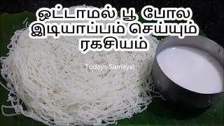 ஒட்டாமல் இடியாப்பம் பூ மாதிரி செய்வது எப்படி | IDIYAPPAM FLOUR TIPS | HOW TO MAKE PERFECT IDIYAPPAM