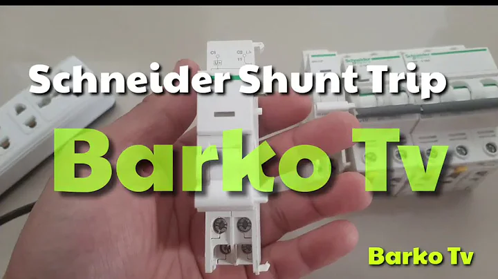 Schneider shunt tripping device iMX + OF for MCB iC60N. Dont forget the Basic