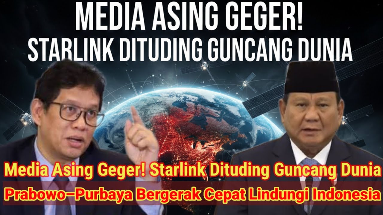 Dunia Panas! Elon Musk–Starlink Disorot Media Asing, Prabowo–Purbaya Sudah Bersiap?!!!!