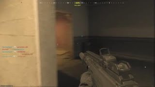 Call of Duty® .... Modern Warfare III ...Knife throw kill while blinded by flash grenade.