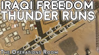 Thunder Runs in Basra  Operation Iraqi Freedom  Animated