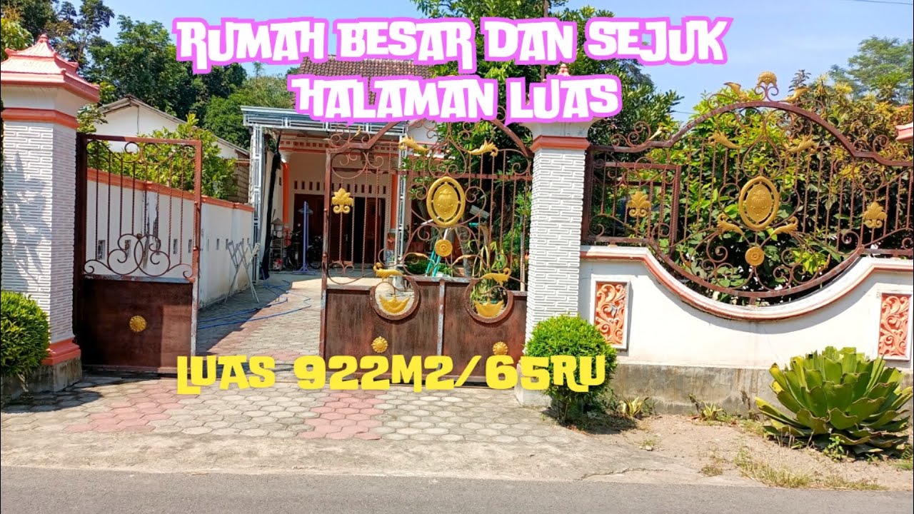 RUMAH IDAMAN‼️HALAMAN LUAS SUASANA MENYEJUKKAN HATI