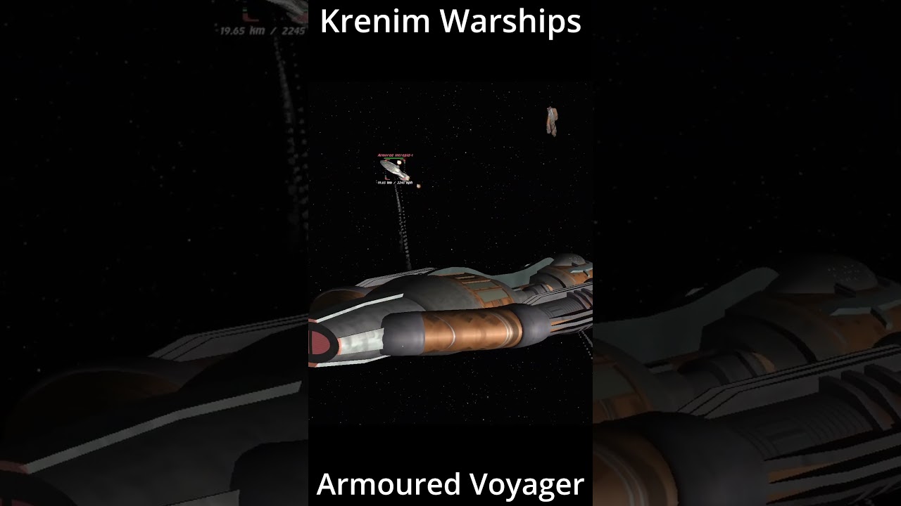 Star Trek Voyager Krenim Imperium VS Armoured Voyager 