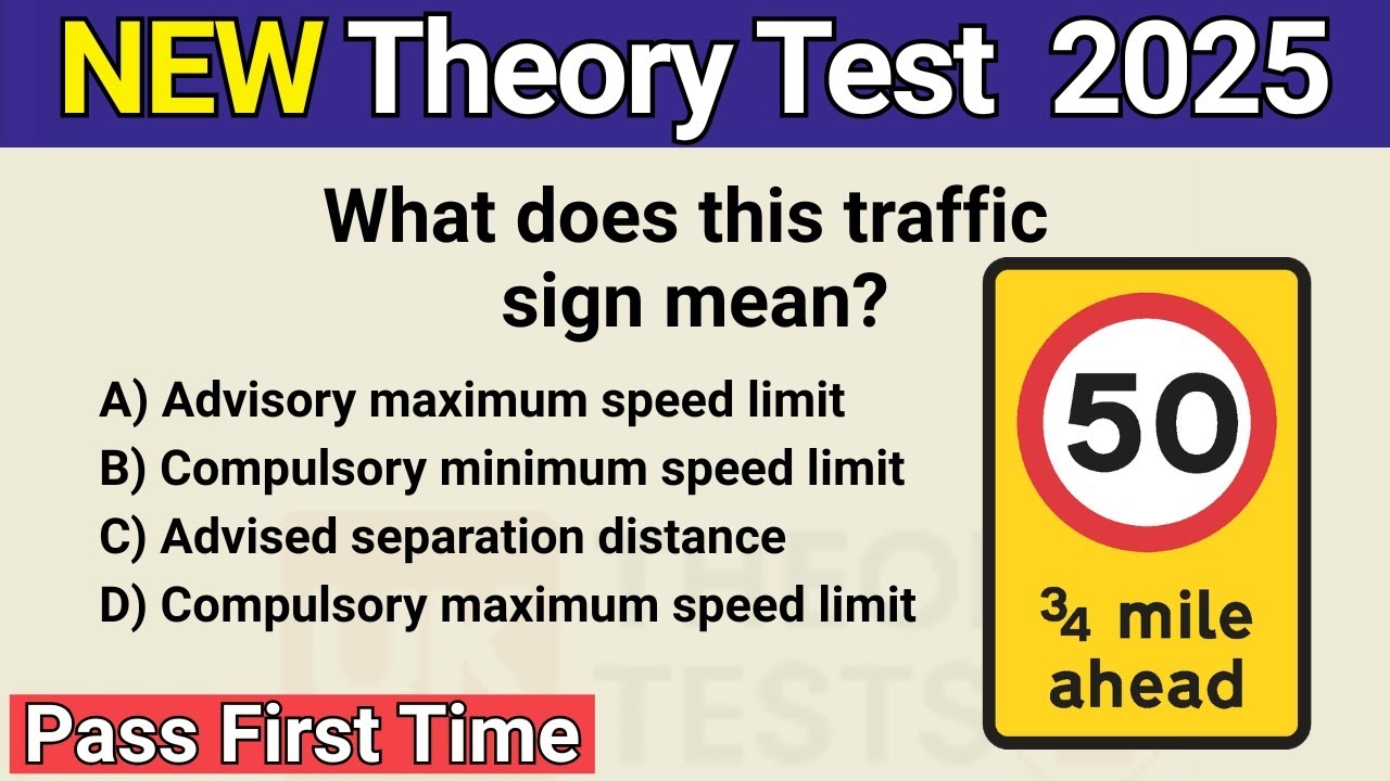 Theory Test 2025 UK Revision | Real DVSA Style Practice | Pass First ...