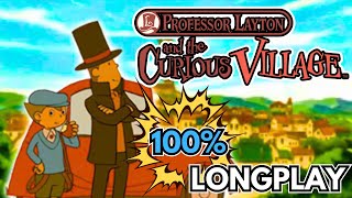 Professor Layton and the Curious Village (🎮DS) - ✨HD Longplay | 100% Completion | No Commentary