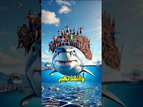 القرش انقذ الناس من الاشرار