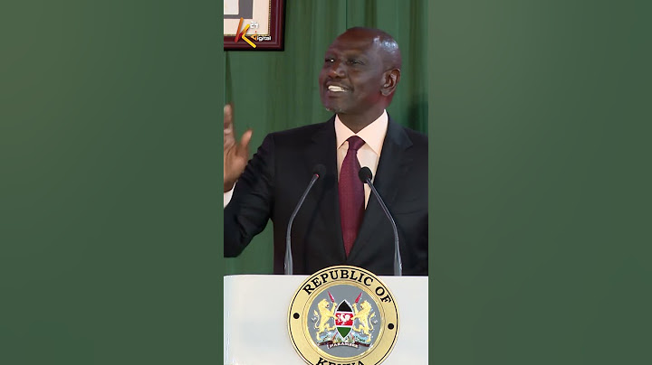 The question of terms, the constitution has sorted - President Ruto