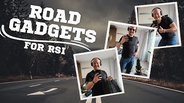 My top RSI Road Gadgets! Travel productively and safely with Repetitive Strain Injury