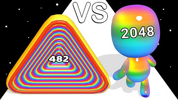 Man Runner 2048 VS Layer Man: ASMR Gameplay P3 (New Updated)