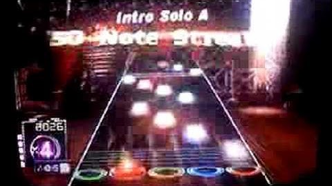 Guitar Hero 3 - Cliffs of Dover - Intro Solo A Expert 100%