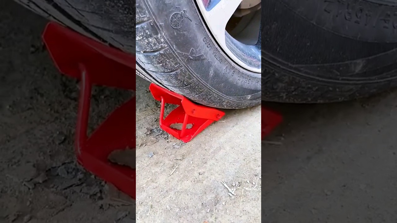 Wheel anti slip car backstop,  Wheel Chock Wheel Stopper 