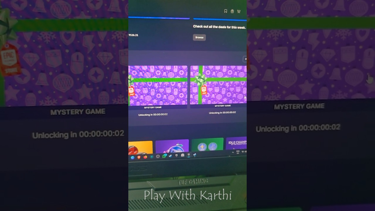 EPIC GAMES FREE GAME 😱