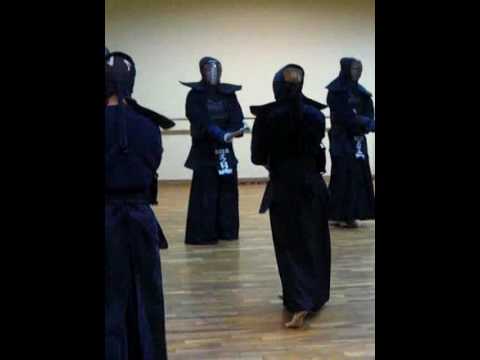 Paris Budo XI Kendo dojo - jigeiko with Aufroy sen...