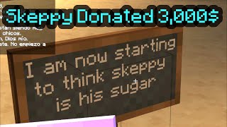 Skeppy Donates 3,000$ To say Goodnight to BadBoyHalo While playing on the QSMP