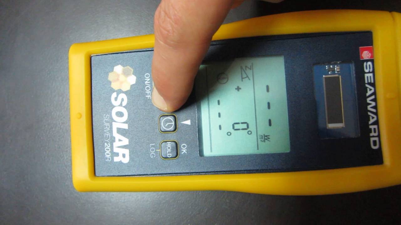 Survey 200R Tilt measurement does not work.