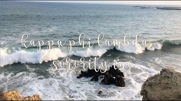 ♡ SJU Kappa Phi Lambda | Spring 2018 Rush ♡