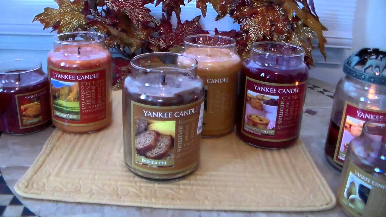Home Goods & Marshalls Yankee Candle Fall Haul & Review 92014 YouTube
