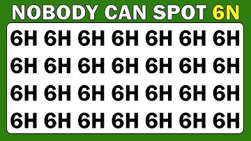 Find The Odd One Out | Test Your Observation Skills IQ Quiz 🧠👁️ | Number and Letter Edition.