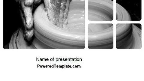 Ceramics PowerPoint Template by PoweredTemplate.com
