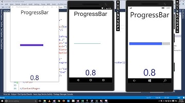 Xamarin Forms with Visual Studio Part 24 [ProgressBar]