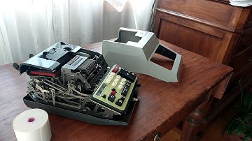 1964 Olivetti multisumma 20 running without body | made in Italy | electromechanical calculator
