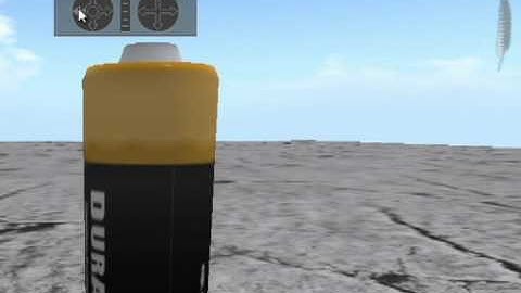 Second Life Textured Battery Sculpty