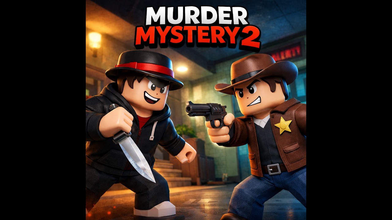 Gram w murdery mystery 2 z kolegą roblox