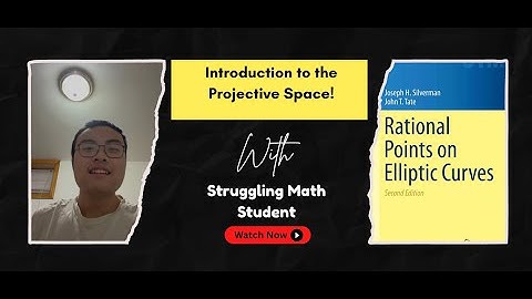My Math Journey Episode 4: Calm Before the Storm with some Projective Geometry