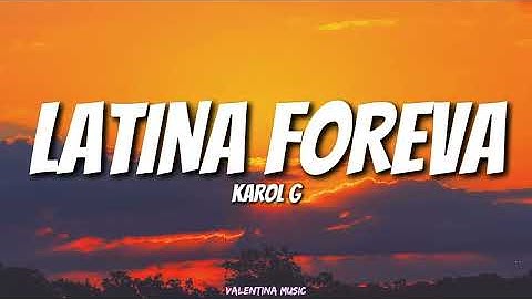 Thumbnail of KAROL G - LATINA FOREVA (Lyrics/Letra)
