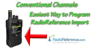 Conventional Radio Reference Import - Easiest Unication Programming