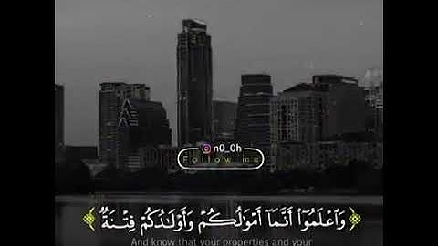 يَا أَيُّهَا الَّذِينَ آمَنُوا لَا تَخُونُوا اللَّهَ وَالرَّسُولَ || القارئ هيثم الدخين
